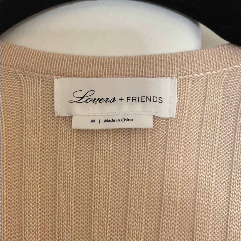 Lovers + Friends Cream Duster Sweater Size M - Picture 2 of 6